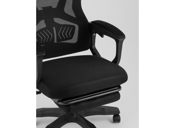 Кресло офисное TopChairs Vecto черный фото 18