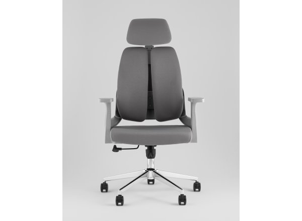 Кресло офисное TopChairs Kineo серый фото 3
