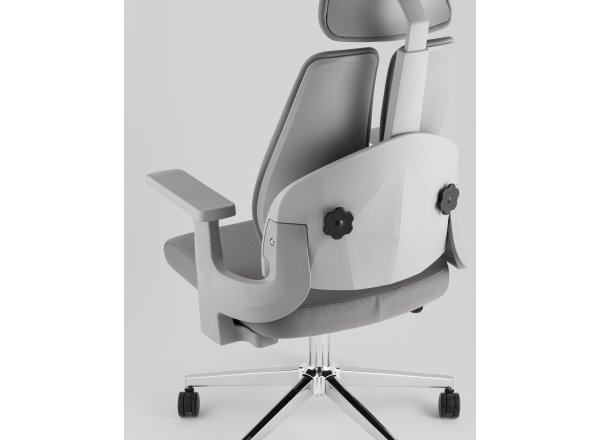 Кресло офисное TopChairs Kineo серый фото 15