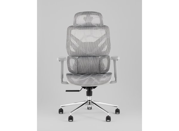 Кресло офисное TopChairs Structo серая сетка