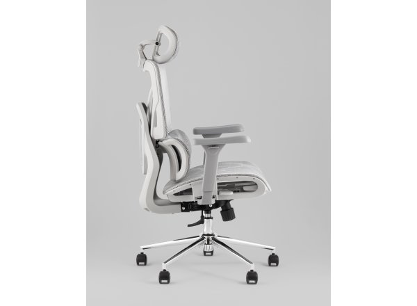 Кресло офисное TopChairs Structo серая сетка