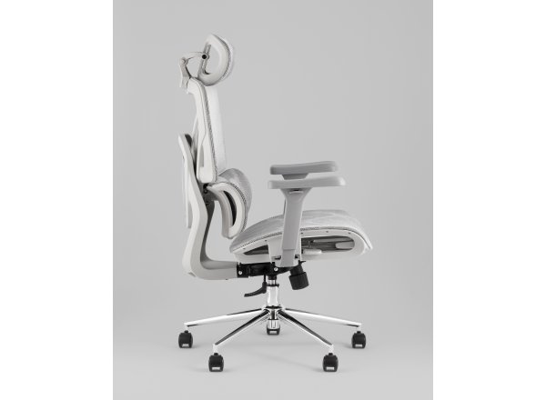 Кресло офисное TopChairs Structo серая сетка фото 9