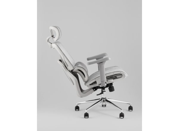 Кресло офисное TopChairs Structo серая сетка фото 10