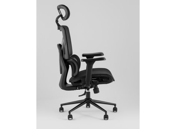 Кресло офисное TopChairs Structo черная сетка фото 13