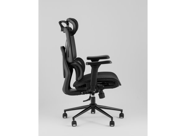 Кресло офисное TopChairs Structo черная сетка фото 18