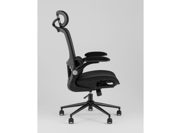 Кресло офисное TopChairs Tactus черная сетка фото 6