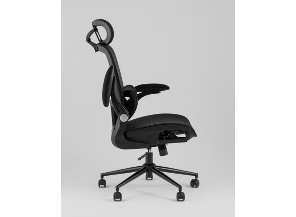 Кресло офисное TopChairs Tactus черная сетка фото 8