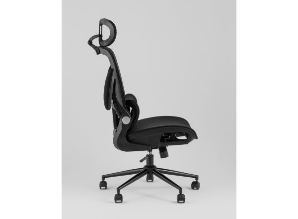 Кресло офисное TopChairs Tactus черная сетка фото 9