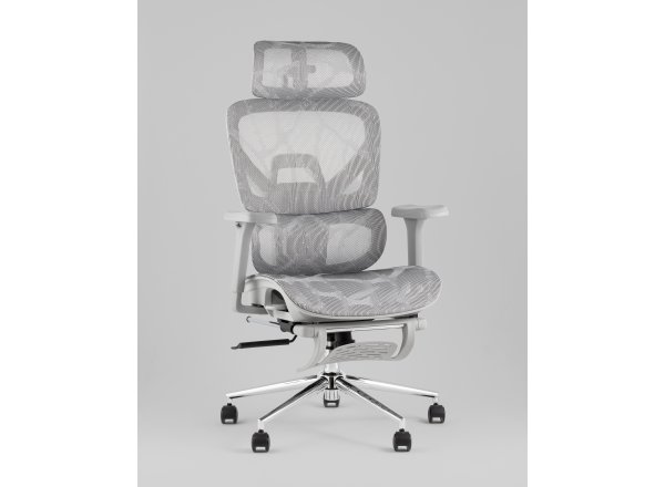 Кресло офисное TopChairs Vertus серая сетка