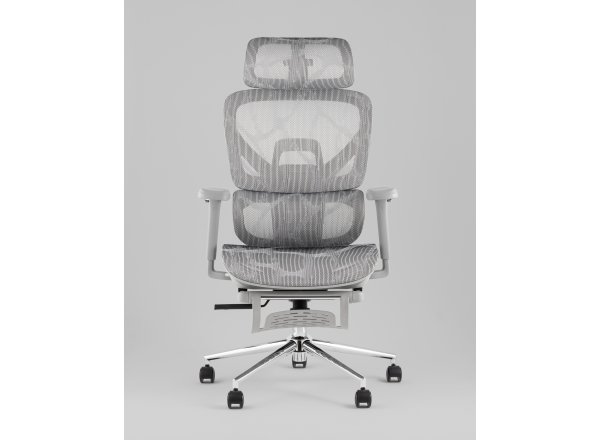 Кресло офисное TopChairs Vertus серая сетка