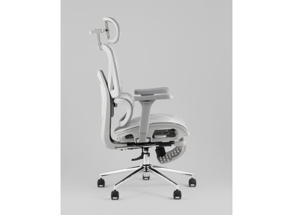 Кресло офисное TopChairs Vertus серая сетка