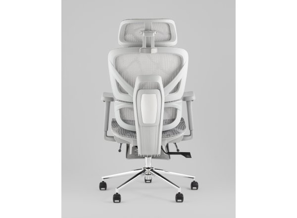 Кресло офисное TopChairs Vertus серая сетка