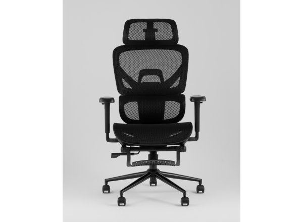 Кресло офисное TopChairs Vertus черная сетка