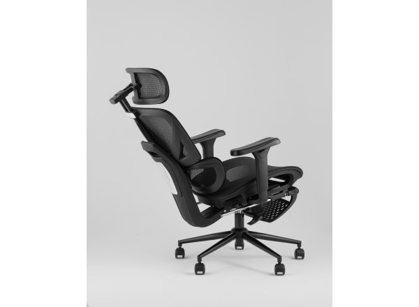 Кресло офисное TopChairs Vertus черная сетка фото 7