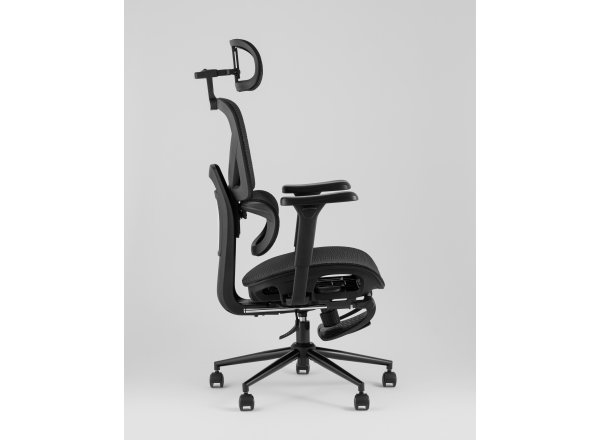 Кресло офисное TopChairs Vertus черная сетка фото 9