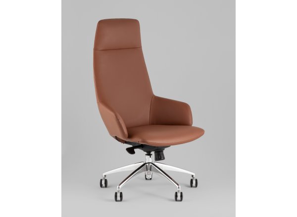 Кресло руководителя TopChairs Bow шоколадный