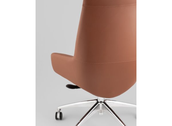 Кресло руководителя TopChairs Bow шоколадный фото 7