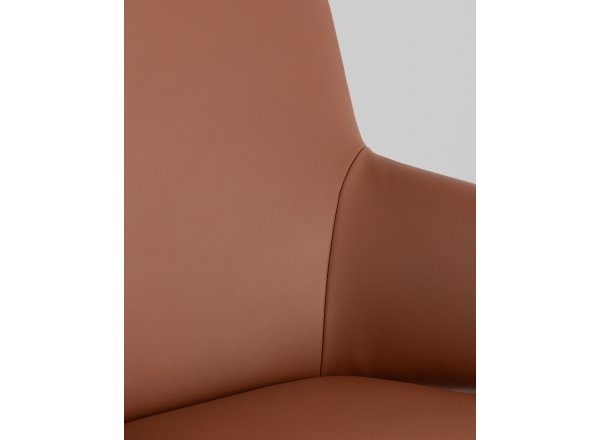 Кресло руководителя TopChairs Bow шоколадный фото 9