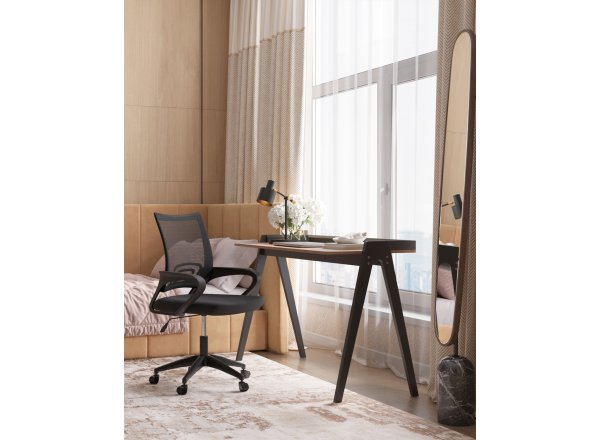 Кресло офисное TopChairs Simple SN черный фото 13