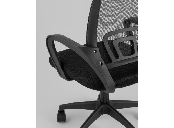 Кресло офисное TopChairs Simple SN черный фото 18