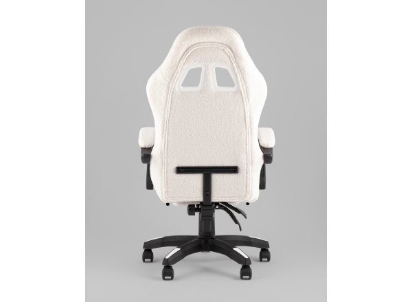 Кресло спортивное TopChairs MG-7019 букле белый