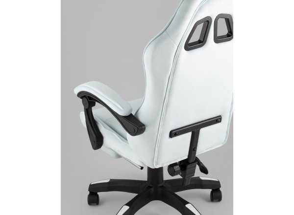 Кресло спортивное TopChairs MG-7019 велюр светло-голубой фото 8