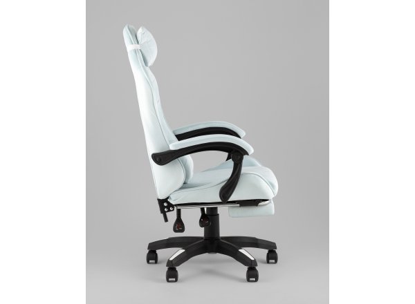 Кресло спортивное TopChairs MG-7019 велюр светло-голубой