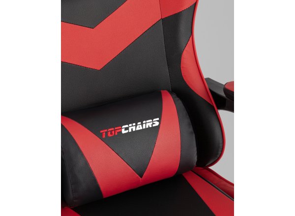 Кресло спортивное TopChairs MG-7019 черно-красный фото 14