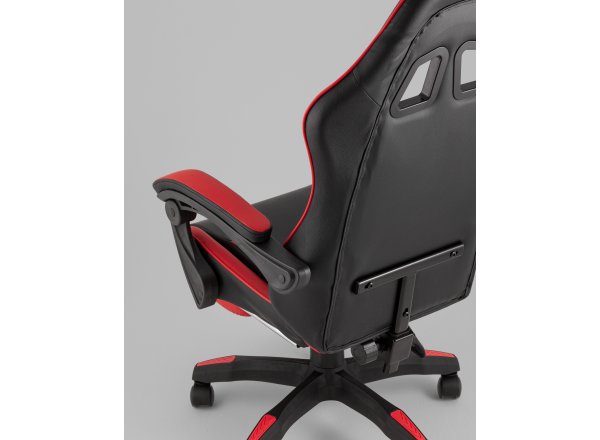 Кресло спортивное TopChairs MG-7019 черно-красный фото 16