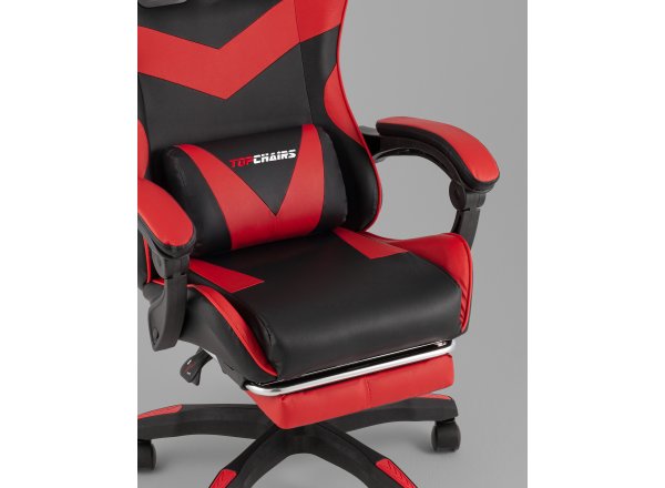 Кресло спортивное TopChairs MG-7019 черно-красный фото 17