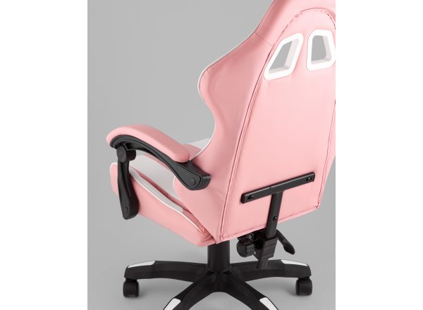Кресло спортивное TopChairs MG-7035 розово-белый фото 7