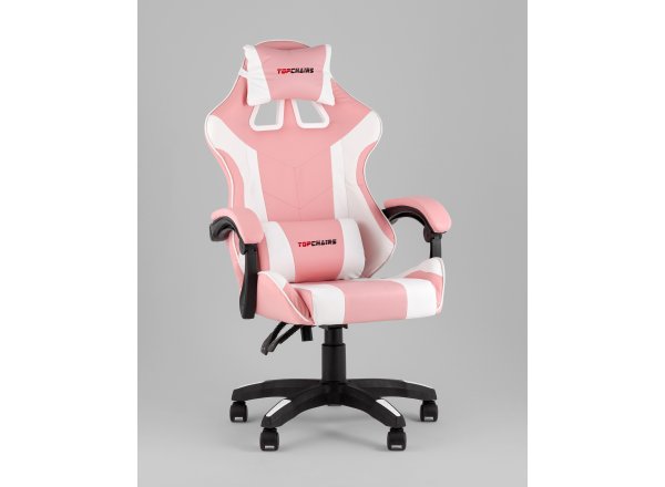 Кресло спортивное TopChairs MG-7035 розово-белый