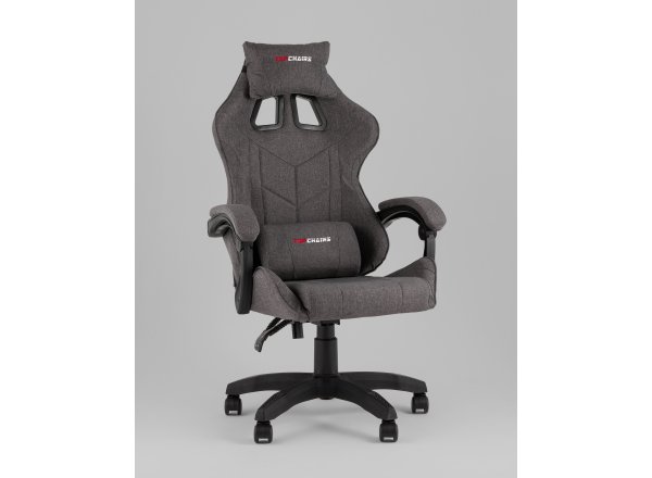 Кресло спортивное TopChairs MG-7036 ткань серый