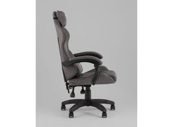 Кресло спортивное TopChairs MG-7036 ткань серый фото 6