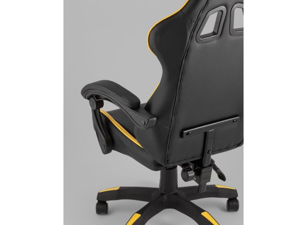 Кресло спортивное TopChairs MG-7043 черно-жёлтый фото 7