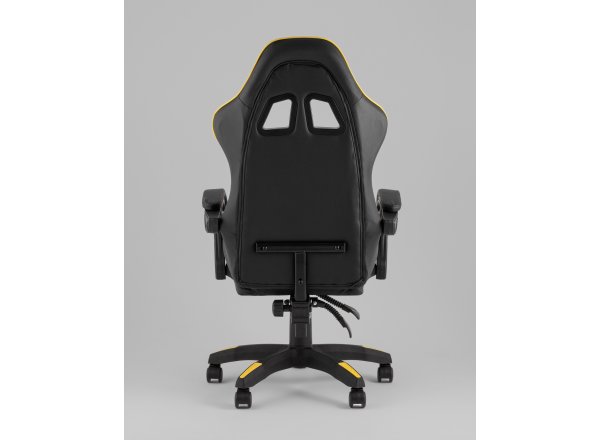 Кресло спортивное TopChairs MG-7043 черно-жёлтый