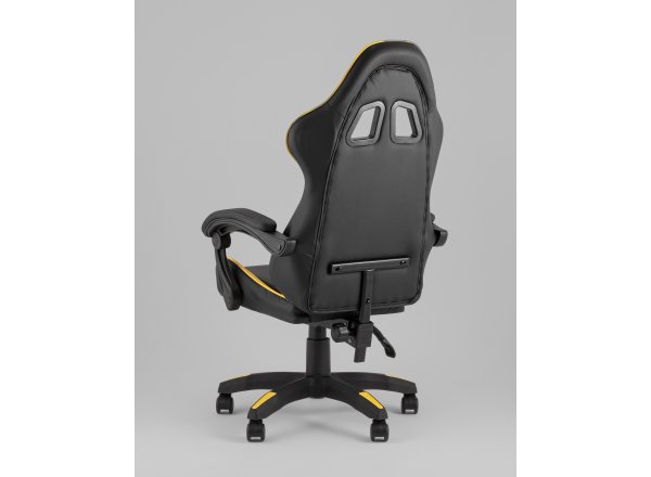 Кресло спортивное TopChairs MG-7043 черно-жёлтый фото 14
