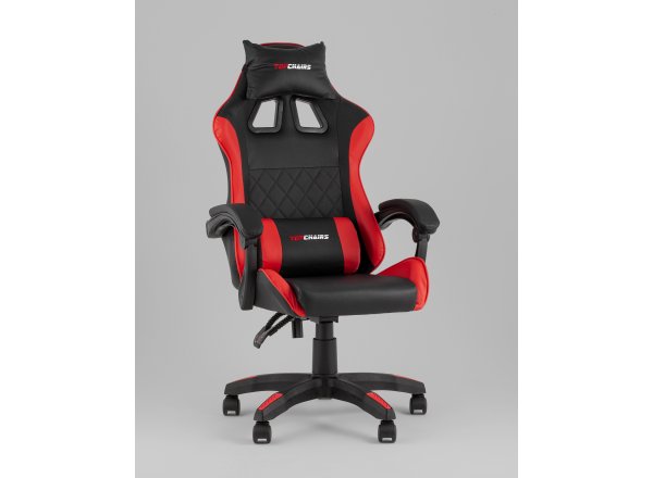 Кресло спортивное TopChairs MG-7043 черно-красный