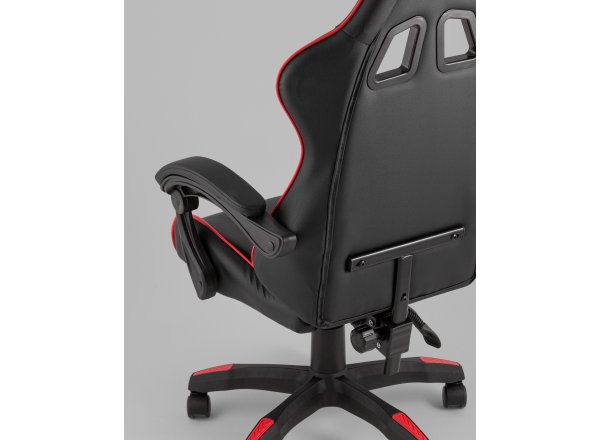 Кресло спортивное TopChairs MG-7043 черно-красный фото 15