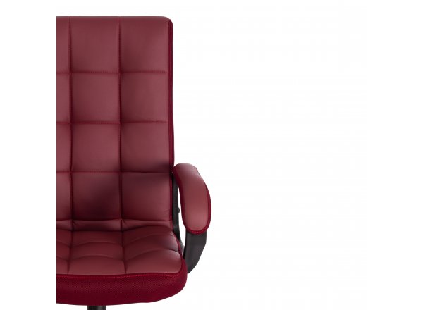 Кресло Тренди/Trendy (22) кож/зам/ткань, бордо/бордо, 36-7/13 фото 15