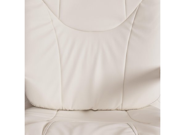 Кресло Софти Люкс/Softy Lux Экокожа LUX Classic 18-01, белый фото 4