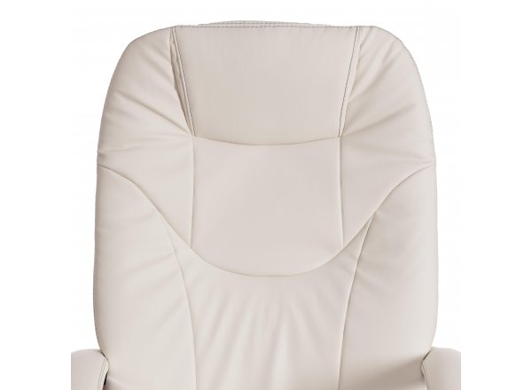 Кресло Софти Люкс/Softy Lux Экокожа LUX Classic 18-01, белый фото 6