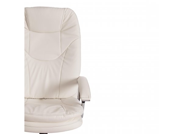 Кресло Софти Люкс/Softy Lux Экокожа LUX Classic 18-01, белый фото 8