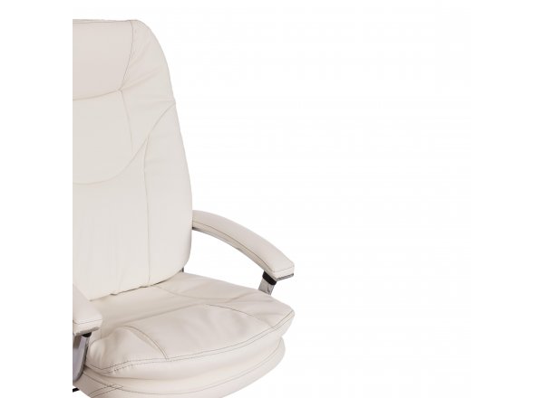 Кресло Софти Люкс/Softy Lux Экокожа LUX Classic 18-01, белый фото 11