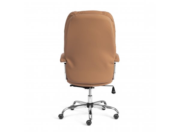 Кресло Софти Люкс/Softy Lux Экокожа LUX Classic 18-13, св.-коричневый фото 6