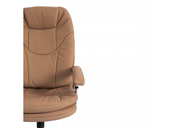 Кресло Софти Люкс/Softy Lux Экокожа LUX Classic 18-13, св.-коричневый фото 8