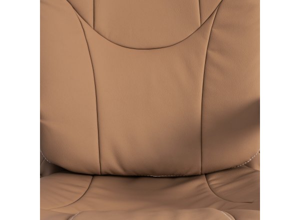 Кресло Софти Люкс/Softy Lux Экокожа LUX Classic 18-13, св.-коричневый фото 26
