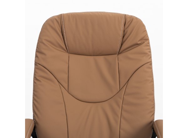 Кресло Комфорт Лт/Comfort Lt (22) кож/зам, св.-коричневый, 13 фото 19