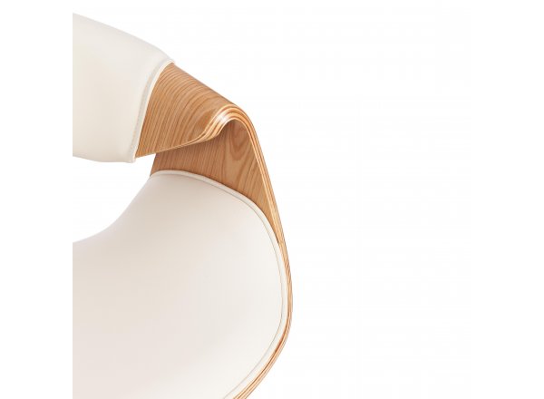 Кресло Бэнд/Bend натуральный, кож/зам белый фото 17