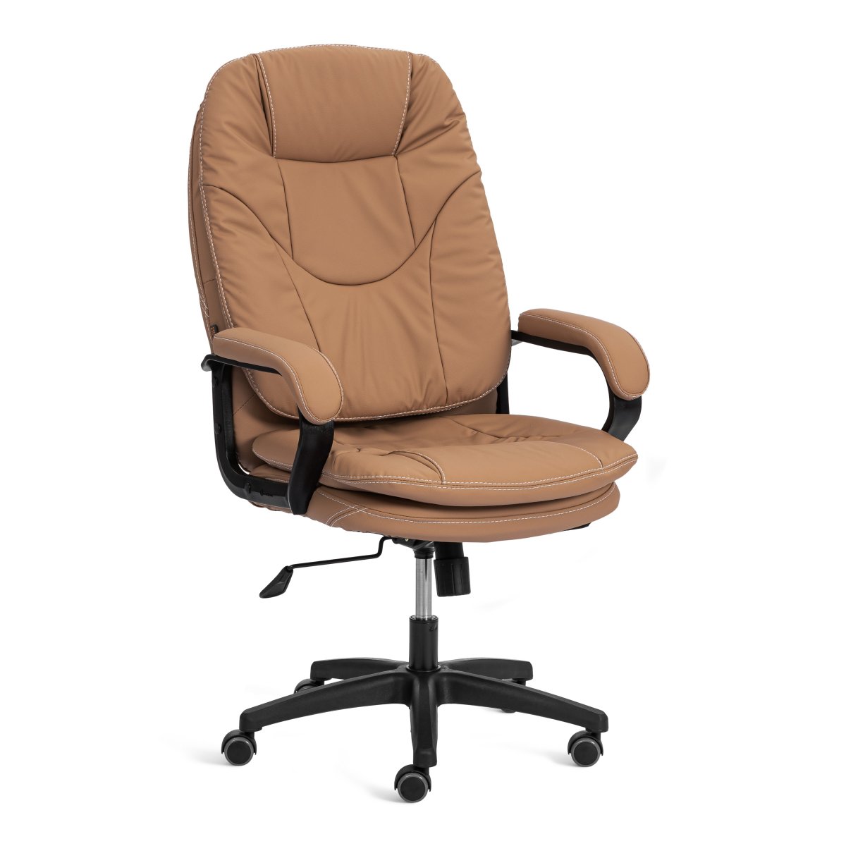 Кресло Комфорт Лт/Comfort Lt (22) кож/зам, св.-коричневый, 13